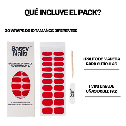 Pack 20 Uñas | Sin UV